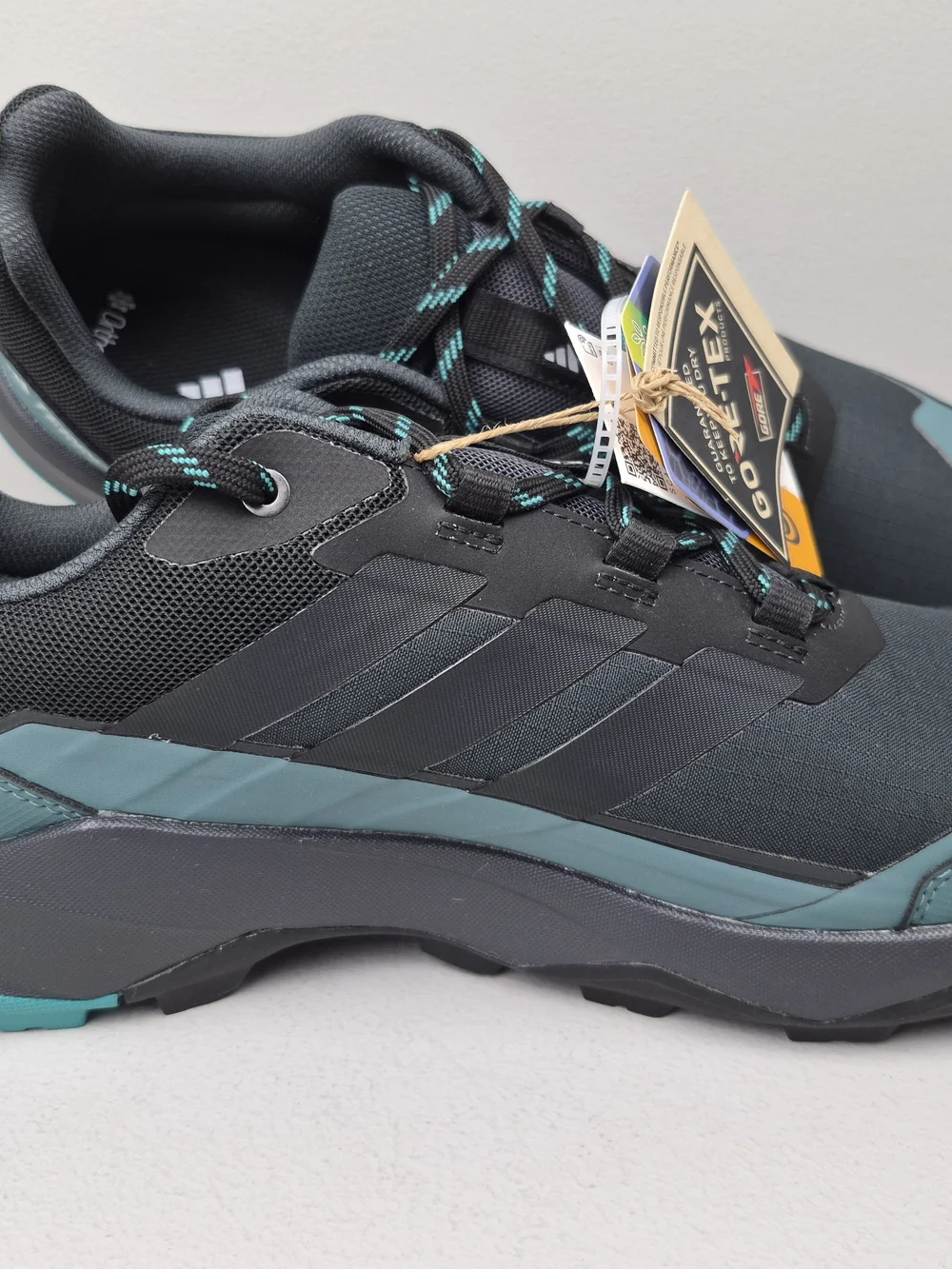 adidas Terrex Skychaser AX5 JQ2209  Hiking Black/Teal Gore Tex Waterproof 11.5